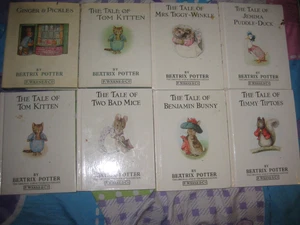 Vintage Lot of 8 F. Warne & Co. Beatrix Potter Books (Books 4 - 6, 8, 9, 12, 18) - Picture 1 of 1