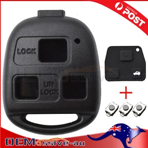 3 Button Key Shell Case Car For LEXUS GX470 LX470 RX300 RX330 SC430 LX400 IS300 - Picture 1 of 6