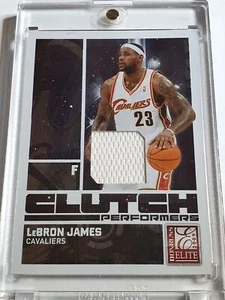 2009 Donruss Elite Lebron James #PATCH /199 Game Worn Jersey - Rare - Picture 1 of 4