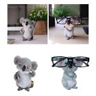 Cute Koala Figurines Glasses Holder Resin Statue Eyeglasses Pen Display Stand