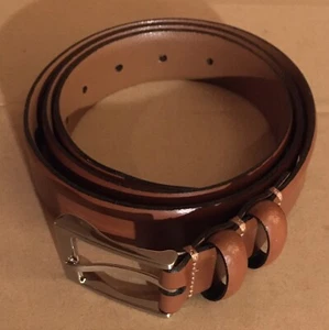 Italienischer Echtledergürtel Made In Italy für Herren Größe 38 - Bild 1 von 6