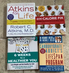 Health & Diet book Lot - Atkins for Life, 400 Calorie Fix, Biggest Loser + More - Picture 1 of 16