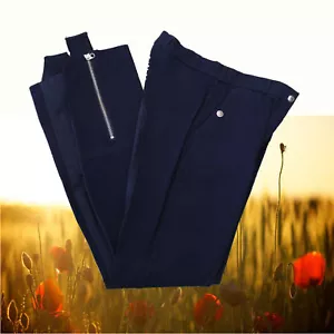 Pikeur Cleopatra Full Seat Breeches In Petrol Blue Size GB26 F38 D40 I44 - Picture 1 of 1