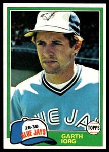1981 Topps #444 Garth Iorg Toronto Blue Jays Baseball - Picture 1 of 2