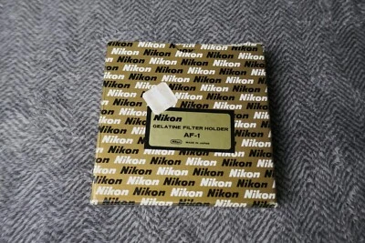 New old Stock NIKON AF-1 GELATIN FILTER HOLDER with filter-Made in JAPAN - Image 1 of 3
