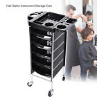 Hair Salon Instrument Storage Cart Height Trolley Tools With 5 Drawers