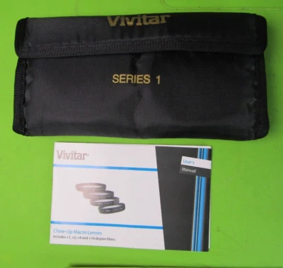 Vivitar Series 1 Close-Up Macro Lenses Set +1/+2/+4/+10 NOS Drop Filters 58 mm - Image 1 of 4