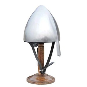 Medieval Normal Nasal Helmet With Stand - Picture 1 of 9