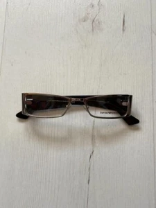 Emporio Armani Vintage 2000s Y2K Plastic Metal Engraved Frames - Picture 1 of 12