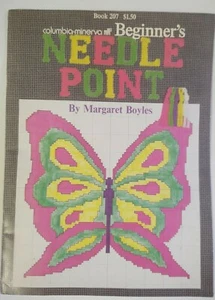 Columbia-Minerva Beginner's Needle Point Book 207 by Margaret Boyles, 1972 - Picture 1 of 1