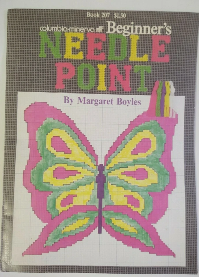 Columbia-Minerva Beginner's Needle Point Book 207 by Margaret Boyles, 1972 - Image 1 of 1