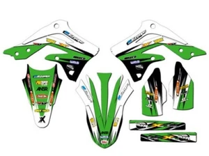 2013-2015 KX 450F Velocity Verde Senge Gráficos Kit Compatible Con Kawasaki - Picture 1 of 4