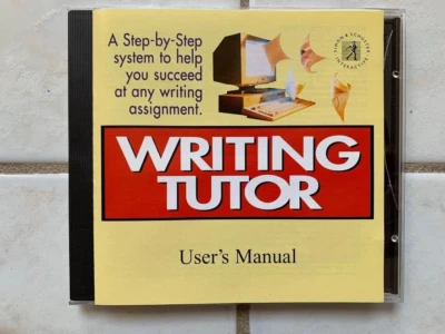 WRITING TUTOR - A Step-by-Step System  - CD  -  Opened but never used !!! - Image 1 of 4