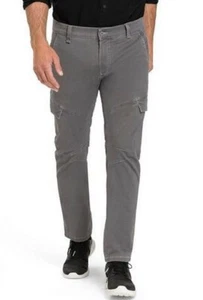 Pioneer Warren Herren Cargo Freizeithose Straight Slim Pant Stretch Grau Twill - Bild 1 von 1