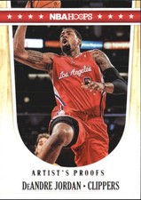 2011-12 Hoops Artist's Proofs Clippers Basketball Card #91 DeAndre Jordan