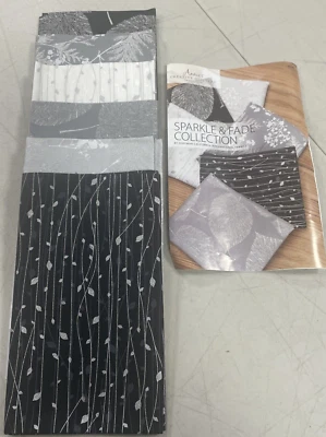 Annie's Creative Quilters Fabric Pack+ Pattern, Sparkle & Fade FQ103 New - Image 1 of 4