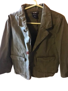 Boys Cherokee Olive Green Casual Blazer Button Up Suit Jacket Size 4T - Picture 1 of 2