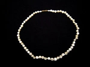 HERVORRAGENDE VINTAGE PERLMUTT PERLENKETTE 70er JAHRE !!! - Bild 1 von 5