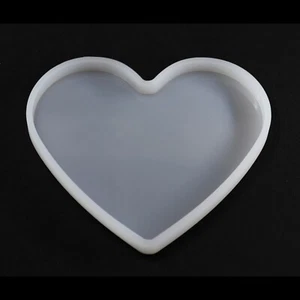 dajuni Herz Silikonform Gießform Resin Epoxidharz DIY Form ca. 11 x 15 cm