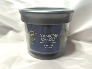 Yankee Candle Bayside Cedar Small Candle In Glass W/ Lid - Picture 1 of 7