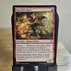 MTG - Bloomburrow - Heartfire Hero - #0138 - NM - Picture 1 of 2
