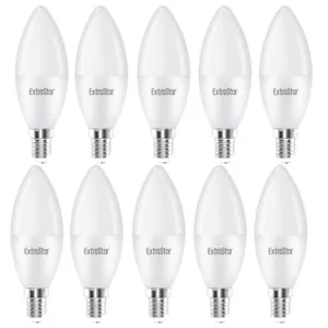 LED Candle Light Bulbs 6W SES E14 edison Screw Warm Daylight White Energy Saving - Picture 1 of 9