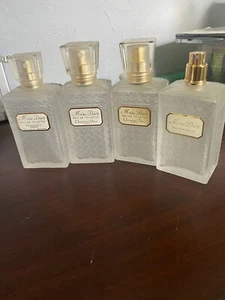 Vintage Christian Dior Miss frosted EMPTY Eau de Toilette Bottles 100 ml 3.4 Oz - Picture 1 of 2