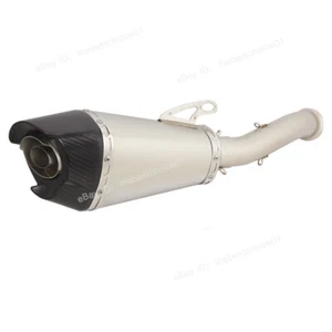 Motorcycle Exhaust Mid Connect Pipe Tail Muffler Modified For Duke 790 890 890R - Foto 1 di 8