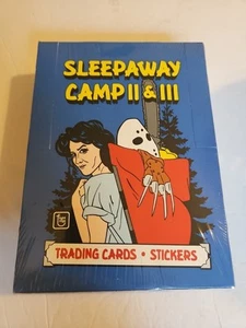 Caja de cera sellada Sleepaway Camp 2 y 3 tarjetas coleccionables nuevas en caja - Imagen 1 de 2