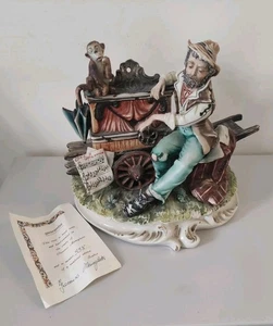 CAPODIMONTE F. Meneghetti Statue no 338, Numbered Edition CoA - Picture 1 of 5