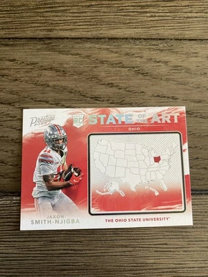 2023 Panini Prestige Jaxon Smith-Njigba RC State Of The Art #7 SSP Case Hit - Image 1 of 4
