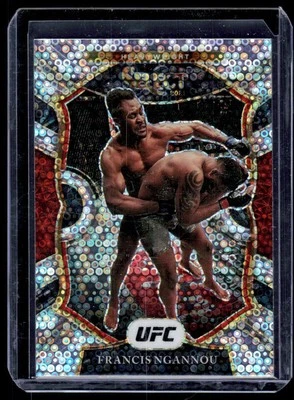 2021 Panini Select UFC #92 Francis Ngannou Disco Prizms - Image 1 of 2