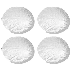4Pcs Tire Covers Aluminum Film Tyre Dust Covers Car Tire Tire Covers - Picture 1 of 12