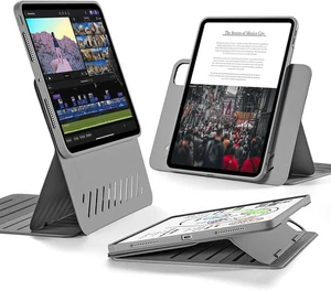 ESR Case for iPad Pro 11 inch 2024 M4 5th Gen Magnetic 9 Standing Angles Grey - Picture 1 of 14
