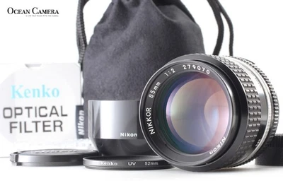 Tested! [Almost MINT] Nikon Ai-s 85mm f/2 Portrait Ais Nikkor MF Lens From JAPAN - image 1 of 4