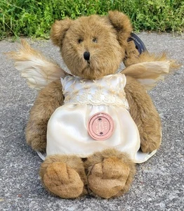 Selten 1997 nicht mehr produziert BAB Floppy Plüsch Teddy + Kleid, Höschen Feder Flügel Neu mit Etikett - Bild 1 von 15