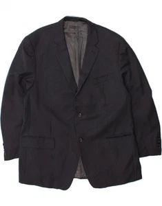 MICHAEL KORS Mens 2 Button Blazer Jacket UK 46 3XL Navy Blue Wool AR15 - Picture 1 of 4