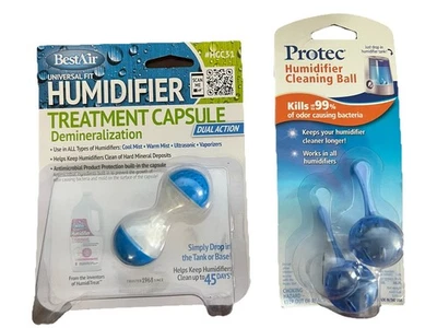 WOW! BestAir Humidifier Treatment Capsule & Protec Humidifier Cleaning Ball (2) - Image 1 of 4