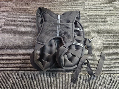 Chaleco con peso 12 lb negro para entrenamiento de fuerza hombres mujeres equipo de entrenamiento Foto 1 de 4