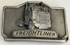 Remolque tractor Tonkin Freightliner 1978 vintage semi hebilla de cinturón - Imagen 1 de 2