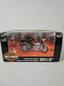 Harley Davidson Escala 1:18 Die Cast Réplica Servi-car Modelo Motocicleta - NUEVO - Imagen 1 de 6