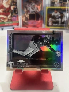 2025 Topps Chrome Negative Refractor Marcus Semien #27 Rangers - Imagen 1 de 4