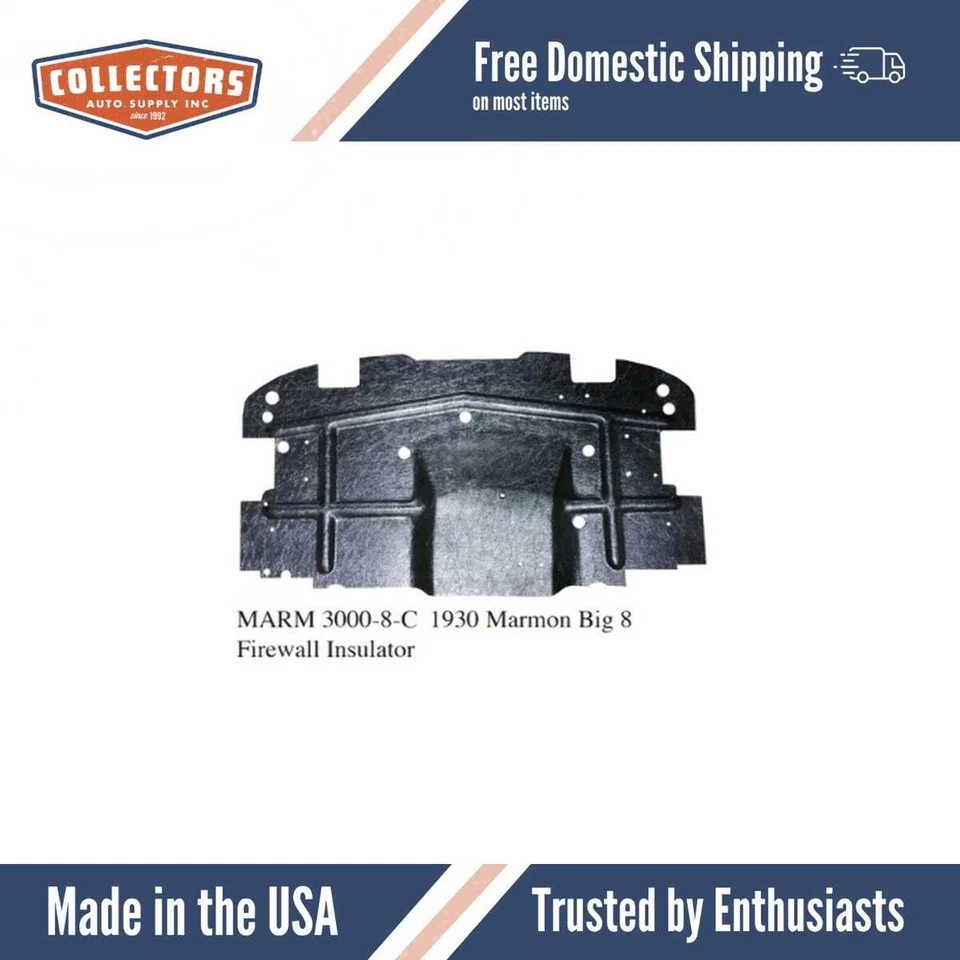 Firewall Sound Deadener Insulation Pad for 1930 Marmon - Image 1 of 4