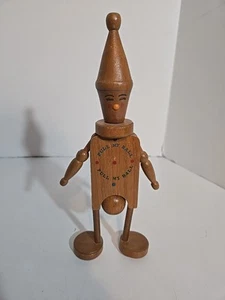 Figura de juguete de madera vintage Pull My Ball - Imagen 1 de 8