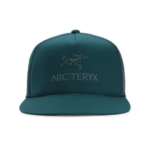 Cappello camionista a tesa piatta con logo Arc'teryx taglia unica 2713 - Foto 1 di 3