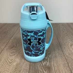Under Armour 64oz Playmaker NEW Water Jug Workout Active Handle Insulated Blue - Picture 1 of 8