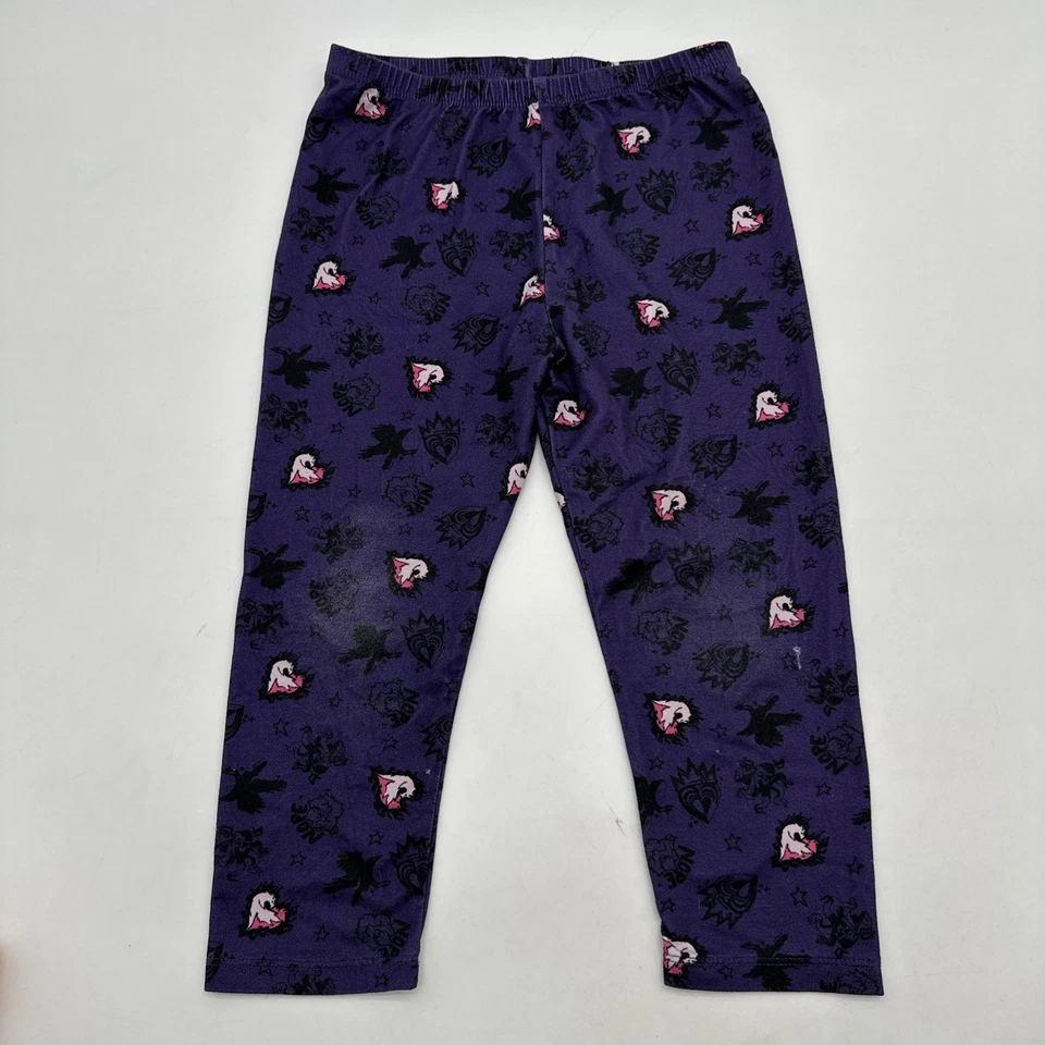 Disney Descendientes 3 Leggings Niña M 7/8 Y Púrpura Aop ..#33600 Foto 1 de 4