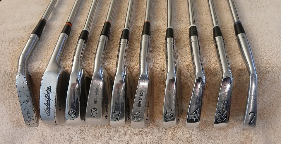 TZ GOLF - VINTAGE BLADES RARE HB PowerBilt Levelume 2-W w/Putter 10 Club Set, RH - Image 1 of 4