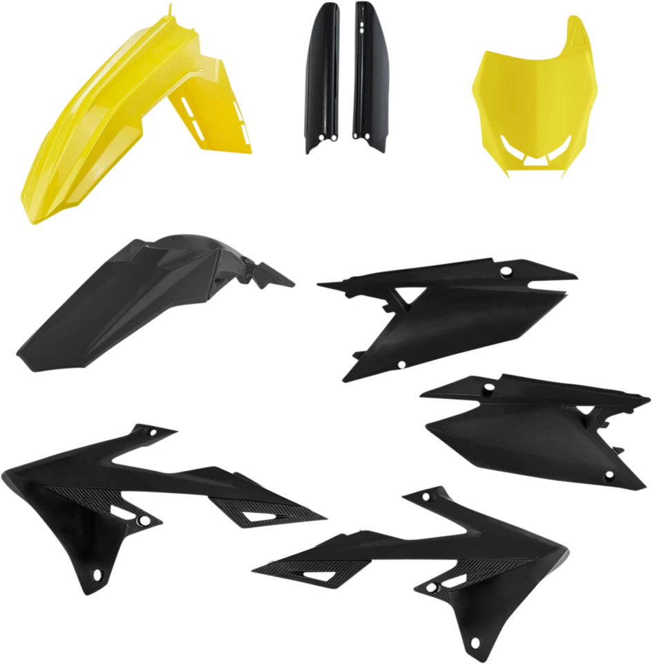 Kit completo de plástico Acerbis 18-24 Suzuki RMZ250/RMZ450 - amarillo/negro Foto 1 de 1