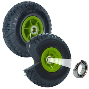 Sackkarrenrad Vollgummi 260x85 mm 3.00-4 2er Set Sackkarre Ersatzrad Rad Reifen - Bild 1 von 8
